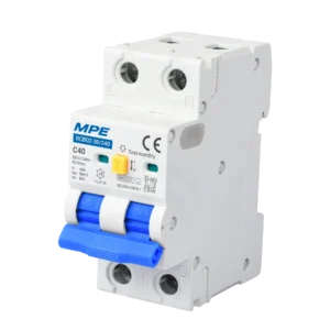 Cầu dao bảo vệ dòng rò quá tải RCBO2, 2 cực, 40A, 30mA, 6kA mã RCBO2-30/240