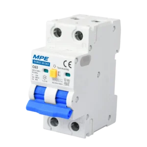 Cầu dao bảo vệ dòng rò quá tải RCBO2, 2 cực, 63A, 30mA, 6kA mã RCBO2-30/263