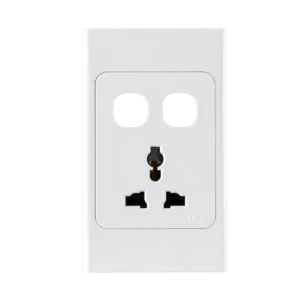 Ổ cắm đơn đa năng 16A + 2 lỗ MPE A20USMXXN