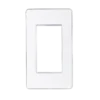 Mặt công tắc A60 cho 3 thiết bị MPE A603S – Viền bạc 2