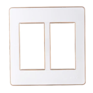 Mặt công tắc A60 cho 4-5-6 thiết bị MPE A60456G – Viền vàng