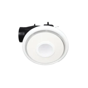 Quạt hút Ốp Trần MPE AFCL-130R6 mặt tròn kết hợp đèn DLC-6/3C