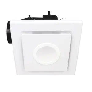 Quạt hút Ốp Trần MPE AFCL-130S6 mặt vuông kết hợp đèn DLC-6/3C