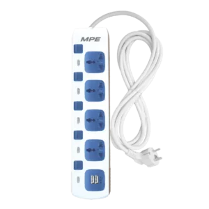 Ổ cắm di động MPE AM4S-2USB – Tích hợp 2 cổng sạc USB
