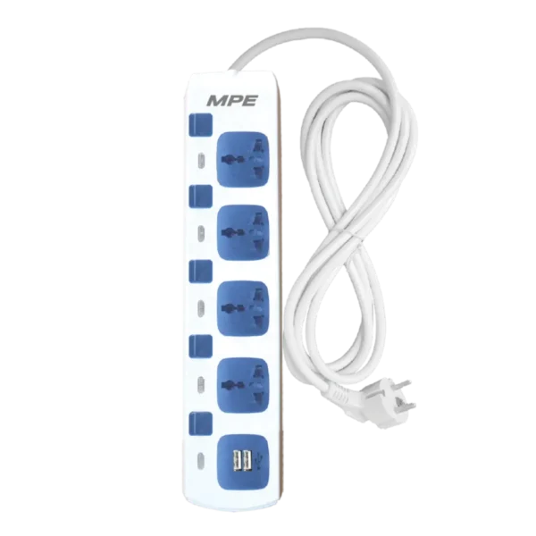 Ổ cắm di động MPE AM4S-2USB – Tích hợp 2 cổng sạc USB 3