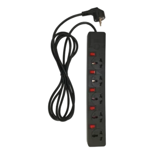 Ổ cắm di động đa năng MPE AM5SB-5 ổ cắm đơn màu đen