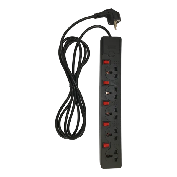Ổ cắm di động đa năng MPE AM5SB-5 ổ cắm đơn màu đen 3