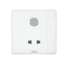 Mặt cắm đơn 2 chấu + 1 lỗ B2USX