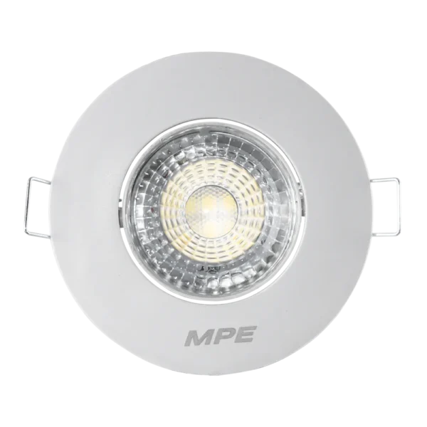 Đèn LED Downlight 5W MPE DLA2R mặt tròn 3