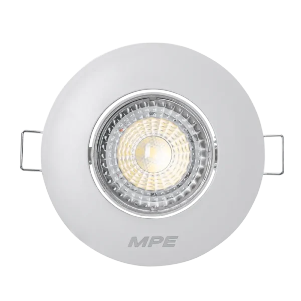 Đèn LED Downlight 7W MPE DLA2R mặt tròn 3
