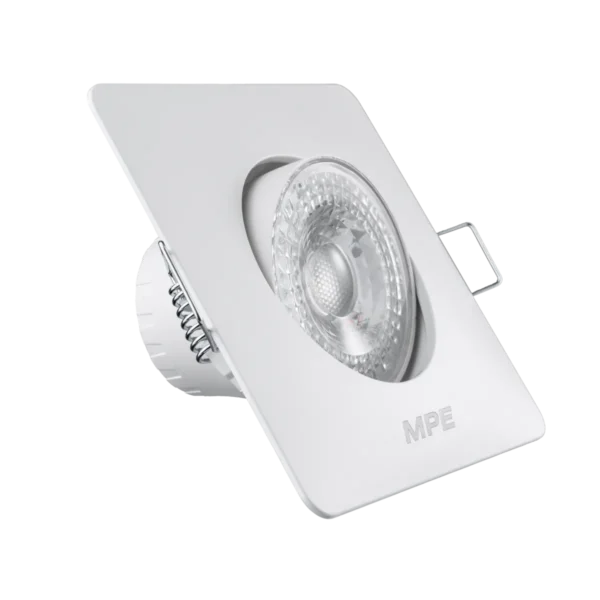 Đèn LED Downlight 7W MPE DLA2S mặt vuông 3