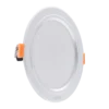 Đèn LED Downlight 12W MPE DLB2 viền Bạc 1