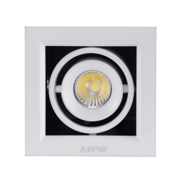 Đèn LED Downlight đơn 7W MPE DLS mặt vuông 3