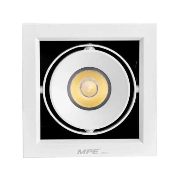 Đèn LED Downlight đơn 20W MPE DLS mặt vuông 3