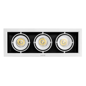 Đèn LED Downlight ba 12W MPE DLS mặt vuông
