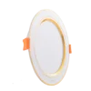 Đèn LED Downlight 12W MPE DLV2 viền Vàng