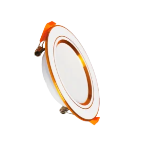 Đèn LED Downlight 7W MPE DLV2 viền Vàng