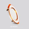 Đèn LED Downlight 3 màu 9W Ø140 MPE DLV2 viền Vàng 2