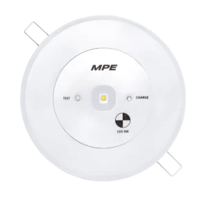 Đèn led âm trần khẩn cấp 3W MPE EM-AT downlight