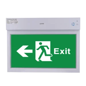 Đèn led exit đa năng 3W MPE EX2/M 2 mặt trái