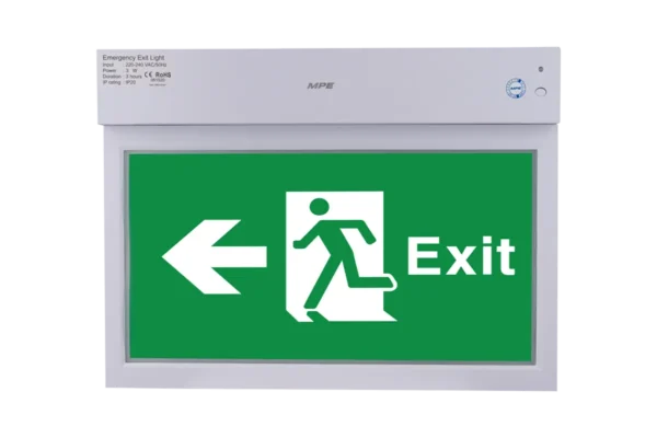 Đèn led exit đa năng 3W MPE EXL/M 1 mặt trái 3