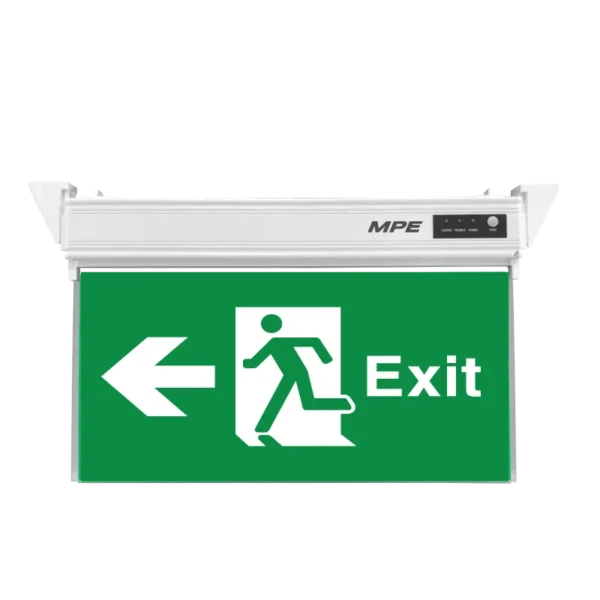 Đèn led exit 3W MPE EXL – 1 mặt trái 3