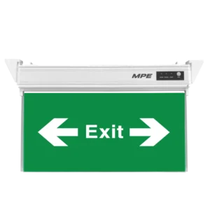 Đèn led exit 3W MPE EXLR – 1 mặt trái & phải