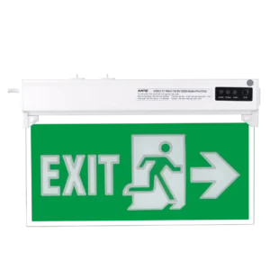 Đèn led exit 3W MPE EXR – 1 mặt phải
