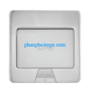 Ổ cắm âm sàn vuông MPE F2A-60 – Màu bạc mặt phẳng (không bao gồm đế)
