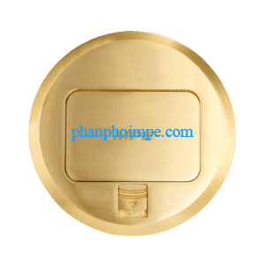 Ổ cắm âm sàn tròn MPE FCY-60 – Màu vàng (không bao gồm đế)