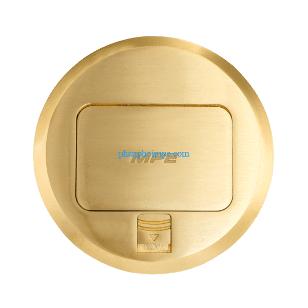 Ổ cắm âm sàn tròn MPE FCY-60 – Màu vàng (không bao gồm đế) 3