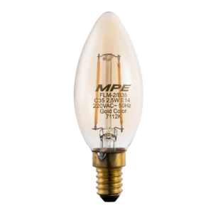 Đèn led filament 2.5W MPE FLM-2/B35