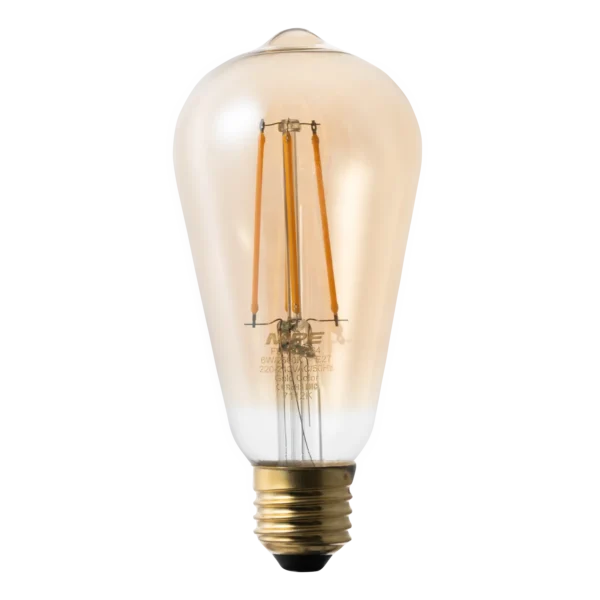 Đèn led filament 6W MPE FLM-6/ST64 3