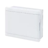 Tủ điện âm tường thanh ray điều chỉnh đa hướng, nắp mở ngang chứa MCB 10-12 cực mã G-12 1