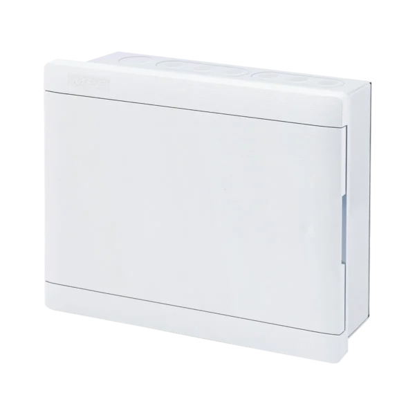 Tủ điện âm tường thanh ray điều chỉnh đa hướng, nắp mở ngang chứa MCB 10-12 cực mã G-12 3