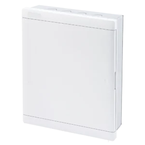 Tủ điện âm tường thanh ray điều chỉnh đa hướng, nắp mở ngang chứa MCB 20-24 cực mã G-24