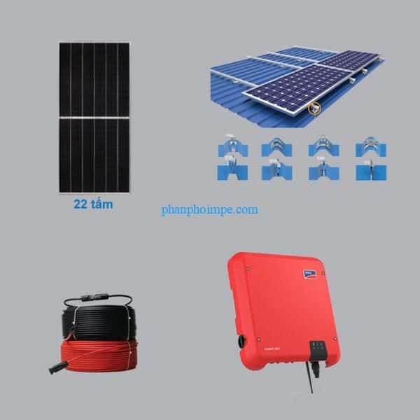 Hệ Thống Điện Mặt Trời 10.12 kWp 1 Pha 3