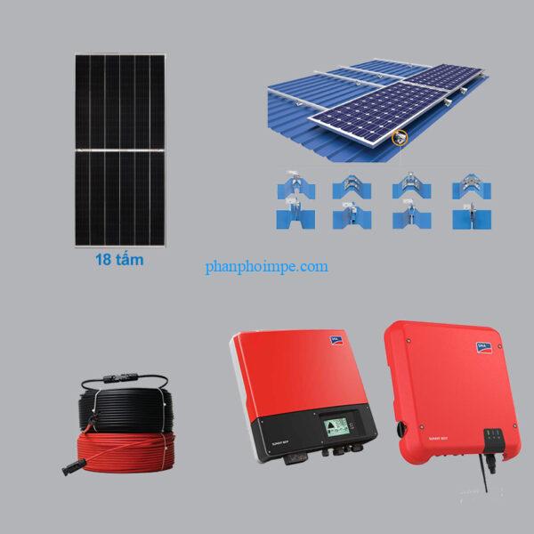Hệ Thống Điện Mặt Trời 8.28 kWp 1 Pha 3