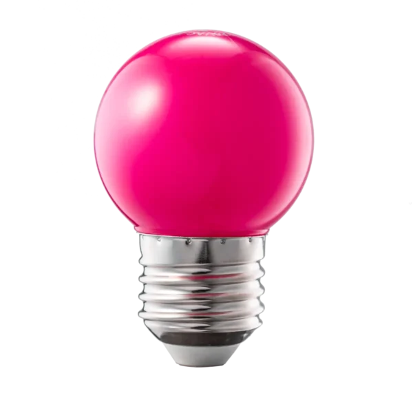 Đèn Led bulb 1.5W MPE LBD-3PK hồng 3