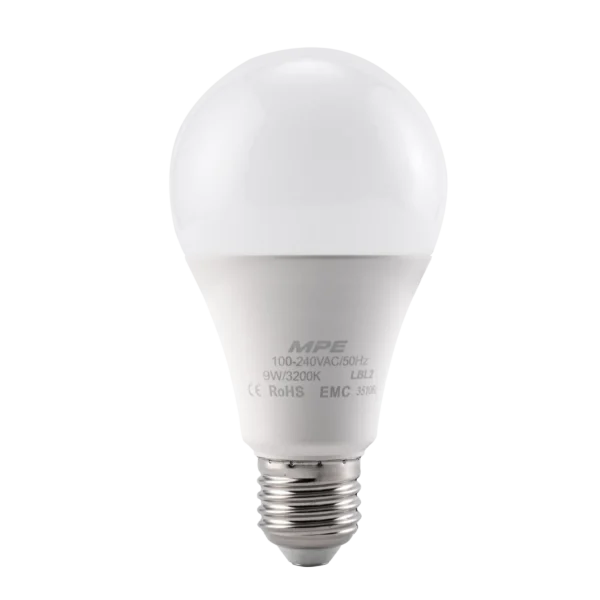 Led bulb chống ẩm 9W MPE LBL2-9T/V trắng, vàng 3