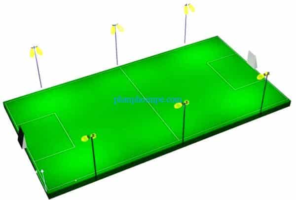 Đèn LED pha nào phù hợp cho sân bóng mini? 3