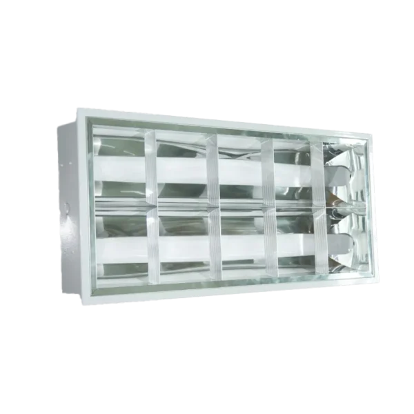 Máng đèn xương cá 0.6m MPE MAT 218 – Âm trần 2 bóng 3