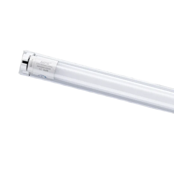 Bộ máng đèn tube NT8 Nano PC 18W MPE MNT-120T/V – 1 bóng 1.2m 2