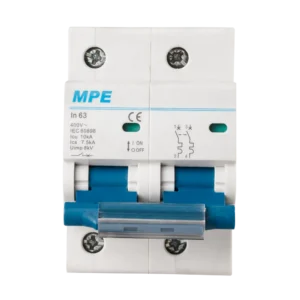 Cầu dao tự động MP10-C263 chứa MCB 2 cực
