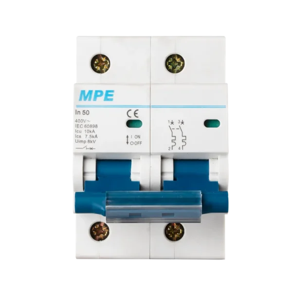 Cầu dao tự động MPE MP10-C3100 chứa MCB 3 cực 3