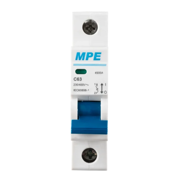 Cầu dao tự động MP4-C163 chứa MCB 1 cực 3