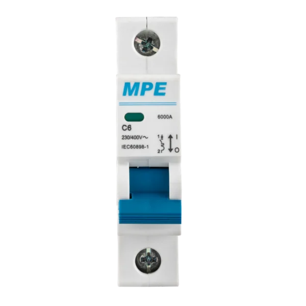 Cầu dao tự động MP6-C106 chứa MCB 1 cực 3