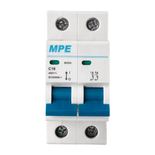 Cầu dao tự động MP6-C216 chứa MCB 2 cực 3