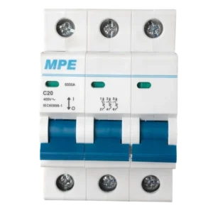 Cầu dao tự động MPE MP6-C320 chứa MCB 3 cực