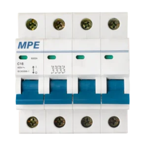 Cầu dao tự động MP6-C416 chứa MCB 4 cực